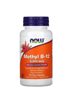 Methyl B-12 5000 мкг 90 капс  (NOW)