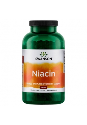 Niacin 500 мг 250 капс (Swanson)
