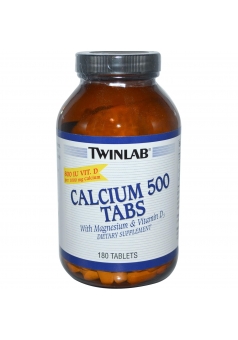 Calcium 500 & Vit D 180 табл (Twinlab)