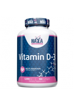 Vitamin D3 5000 IU 100 капс (Haya Labs)