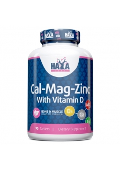 Calcium Magnesium & Zinc with Vitamin D 90 табл (Haya Labs)