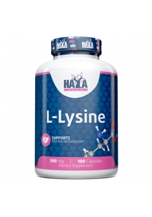L-Lysine 500 мг 100 капс (Haya Labs)