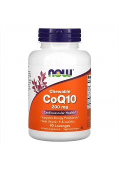 CoQ10 200 мг 90 жев. таб (NOW)