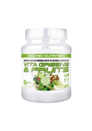 Vita Greens & Fruits with Stevia 600 гр (Scitec Nutrition)
