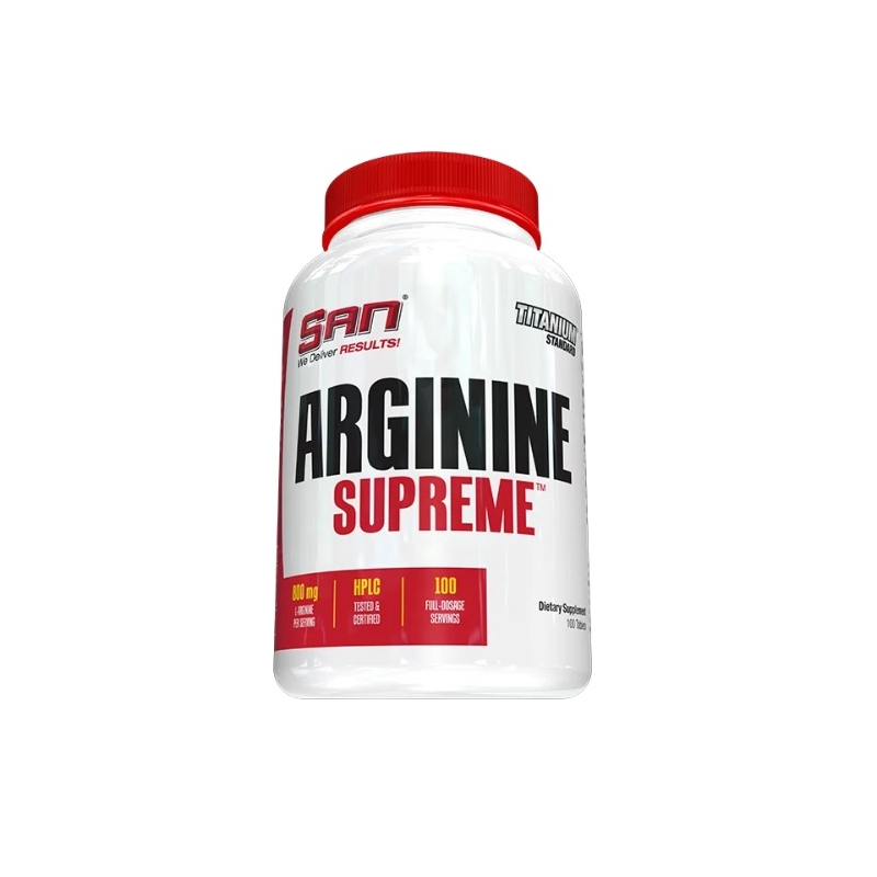 Arginine Supreme 100 табл (SAN) - L-Аргинин - Спортивное питание в интернет магазине PitTop - интернет-магазин спортпита в г. Москва предлагает вам недорогое спортивное питание