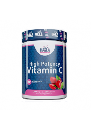 High Potency Vitamin C 1000 мг with rose hips 250 капс (Haya Labs)