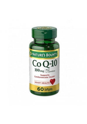 Co Q10 100 мг plus L-Carnitine  60 капс (Nature's Bounty)