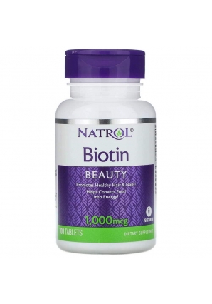 Biotin 1000 мкг 100 табл (Natrol)