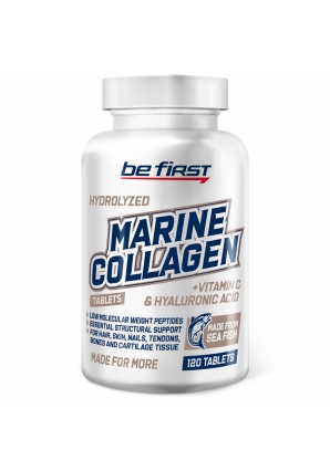 Marine Collagen + hyaluronic acid + vitamin C 120 табл (Be First)