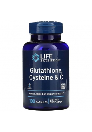 Glutathione, Cysteine & C 100 капс (Life Extension)