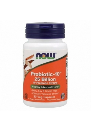 Probiotic-10 25 Billion 30 капс (NOW)