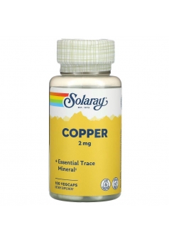 Copper 2 мг 100 капс (Solaray)