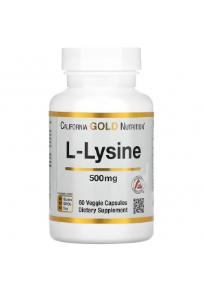 L-Lysine 500 мг 60 капс (California Gold Nutrition)