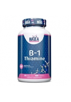Vitamin B-1 Thiamine 50 мг 100 табл (Haya Labs)