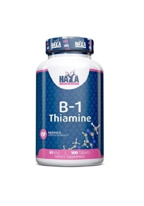 Vitamin B-1 Thiamine 50 мг 100 табл (Haya Labs)