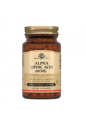 Alpha Lipoic Acid 60 мг 30 капс (Solgar)
