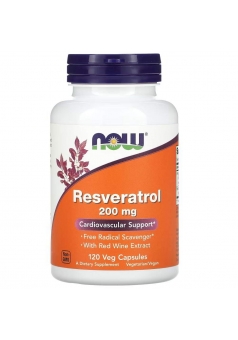 Resveratrol 200 мг 120 капс (NOW)