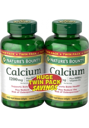 Calcium 1200 мг & Vitamin D3 1000 МЕ 240 капс (Nature's Bounty)