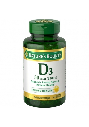 Vitamin D3 2000 МЕ 50 мкг 150 капс (Nature's Bounty)