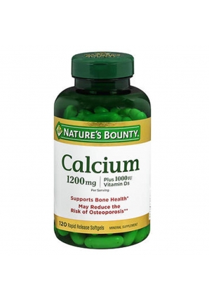 Calcium 1200 мг & Vitamin D3 1000 МЕ 120 капс (Nature's Bounty)