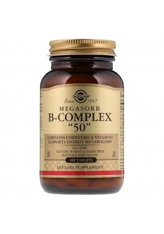 B-COMPLEX Megasorb "50" 100 таблеток (Solgar)