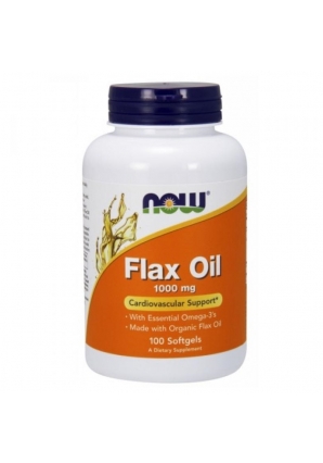Flax Oil 1000 мг 100 капс (NOW)