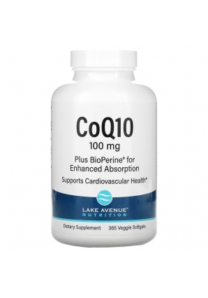 CoQ10 100 мг 365 капс (Lake Avenue Nutrition)