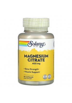 Magnesium Citrate 400 мг 90 капс (Solaray)