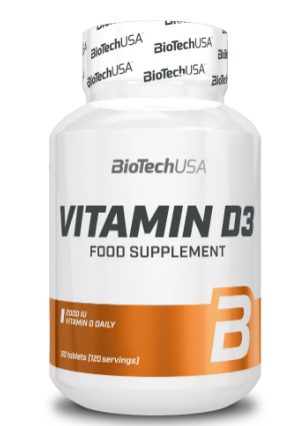 Vitamin D3 2000 IU 120 табл. (BioTechUSA)
