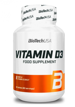 Vitamin D3 2000 IU 60 табл. (BioTechUSA)