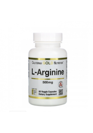 L-Arginine 500 мг 60 капс (California Gold Nutrition)