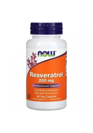 Resveratrol 200 мг 60 капс (NOW)