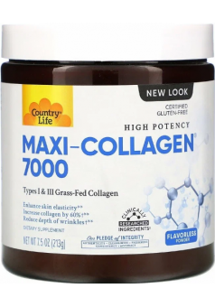 Maxi-Collagen 7000 Powder 213 гр (Country Life)