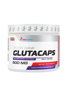 Глютамин в капсулах Glutacaps 500 мг 400 капс (WestPharm)