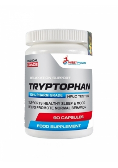 Повышение работоспособности и физической активности Tryptophan 250 мг 90 капс (WestPharm)