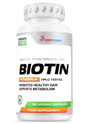 Vegan Line Biotin 5000 мг 60 капс (WestPharm)