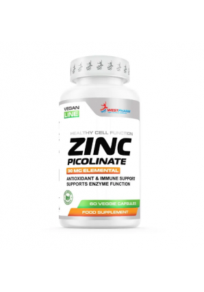 Vegan Line Zinc Picolinate 30 мг 60 капс (WestPharm)