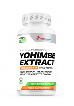 Vegan Line Yohimbe Extract 50 мг 60 капс (WestPharm)