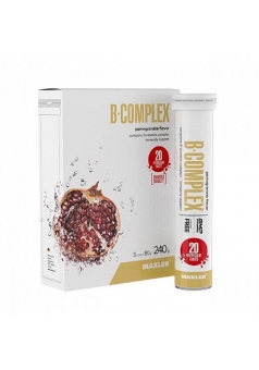 Витамины группы Б шипучие B-Complex 3 ТУБЫ по 20 шип.табл (Maxler)