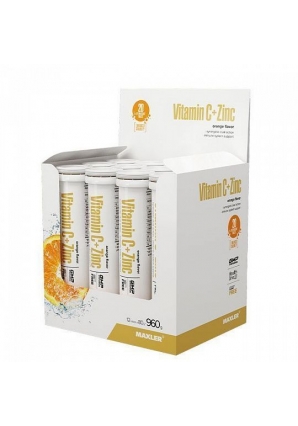 Vitamin C + Zinc 12 ТУБ по 20 шип.табл (Maxler)