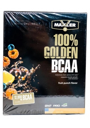 100% Golden BCAA 15 шт 7 гр (Maxler)