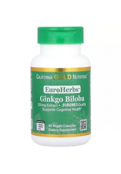 Ginkgo Biloba 120 мг 60 капс (California Gold Nutrition)