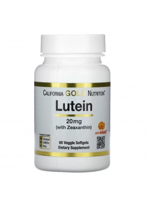 Lutein with Zeaxanthin 20 мг 60 капс (California Gold Nutrition)