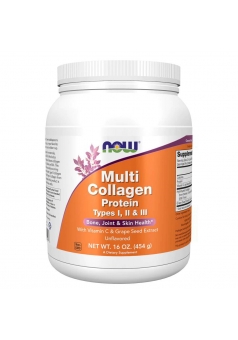 Multi Collagen Protein Type I, II и III 454 гр (NOW)