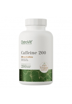 Кофеин Caffeine 200 мг 200 табл (OstroVit)