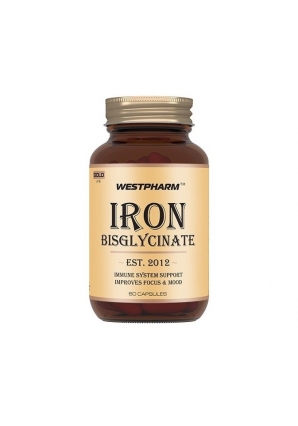 Железо Iron Bisglycinate 25 мг 60 капс (WestPharm)