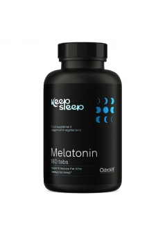 Улучшает сон и уменьшает усталость Melatonin 1 мг 180 табл (OstroVit)