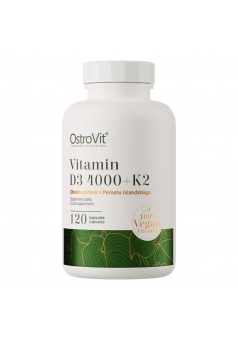 Витамин Д3 и К2 Vitamin D3 4000 + K2 120 капс (OstroVit)