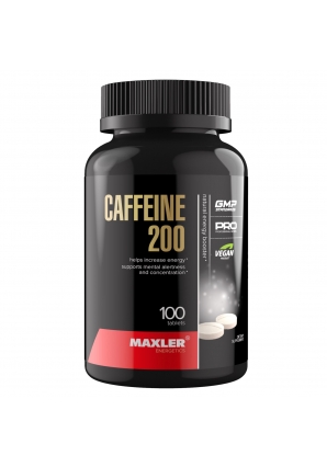 Кофеин Энергетик Caffeine 200 мг 100 табл (Maxler)