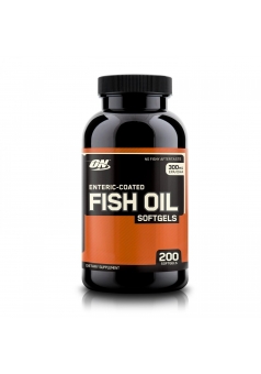Enteric-Coated Fish Oil Softgels 200 капс (Optimum Nutrition)